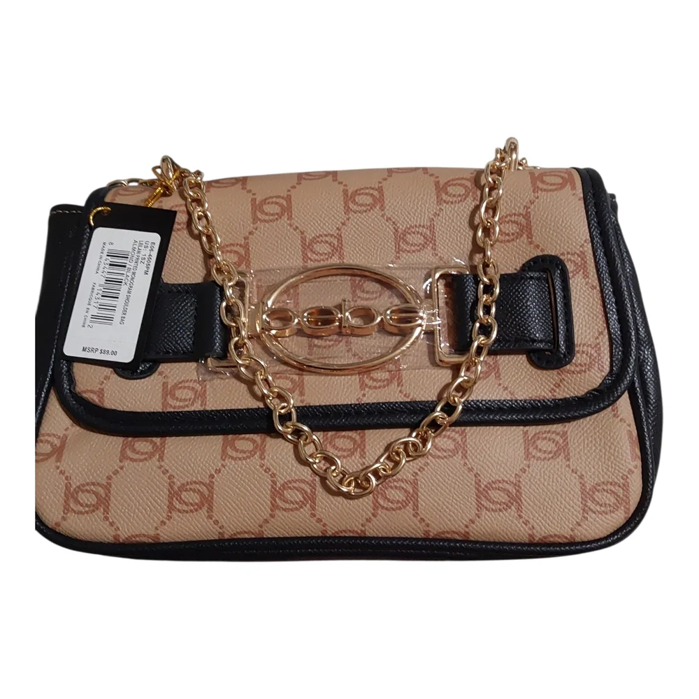 Bebe Leilani Printed Monogram Shoulder Bag - Picture 2 of 5